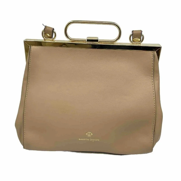 Nanette Lepore Handbags - Nanette  Lepore Tan Faux Leather Purse Handbag